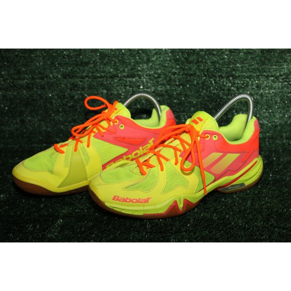 Babolat Shadow Spirit Team Badminton Shoes Wmns Size 10 Squash Pickleball Green